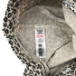 Nutmeg leggings 4-5 years white with black floral print