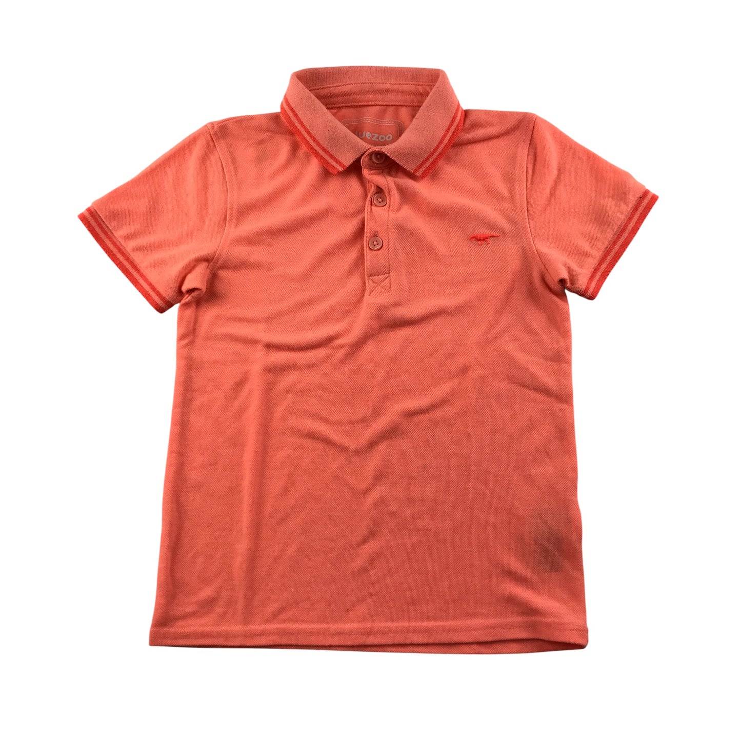 Debenhams polo shirt 5-6 years orange plain collar