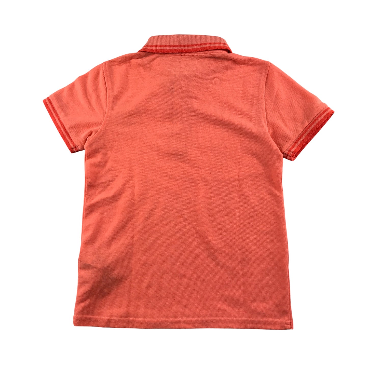 Debenhams polo shirt 5-6 years orange plain collar