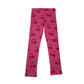 leggings 5-6 years pink cherry graphic print