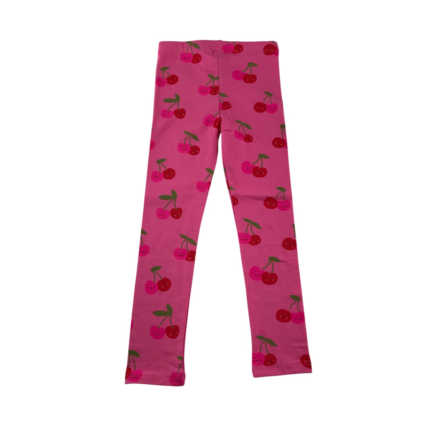 leggings 5-6 years pink cherry graphic print