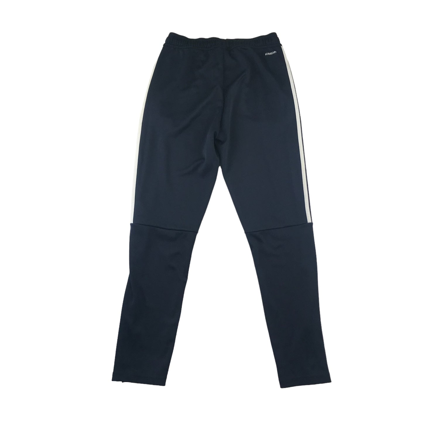 Adidas joggers 13-14 years navy blue with three stripe panels on the side