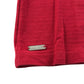 Jasper J Conran polo shirt 6-7 years red with checked collar and sleeve detailing cotton