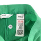 M&S leggings 5-6 years green with rabbit face on knees