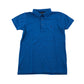 Next polo shirt 6-7 years blue plain with shot sleeve