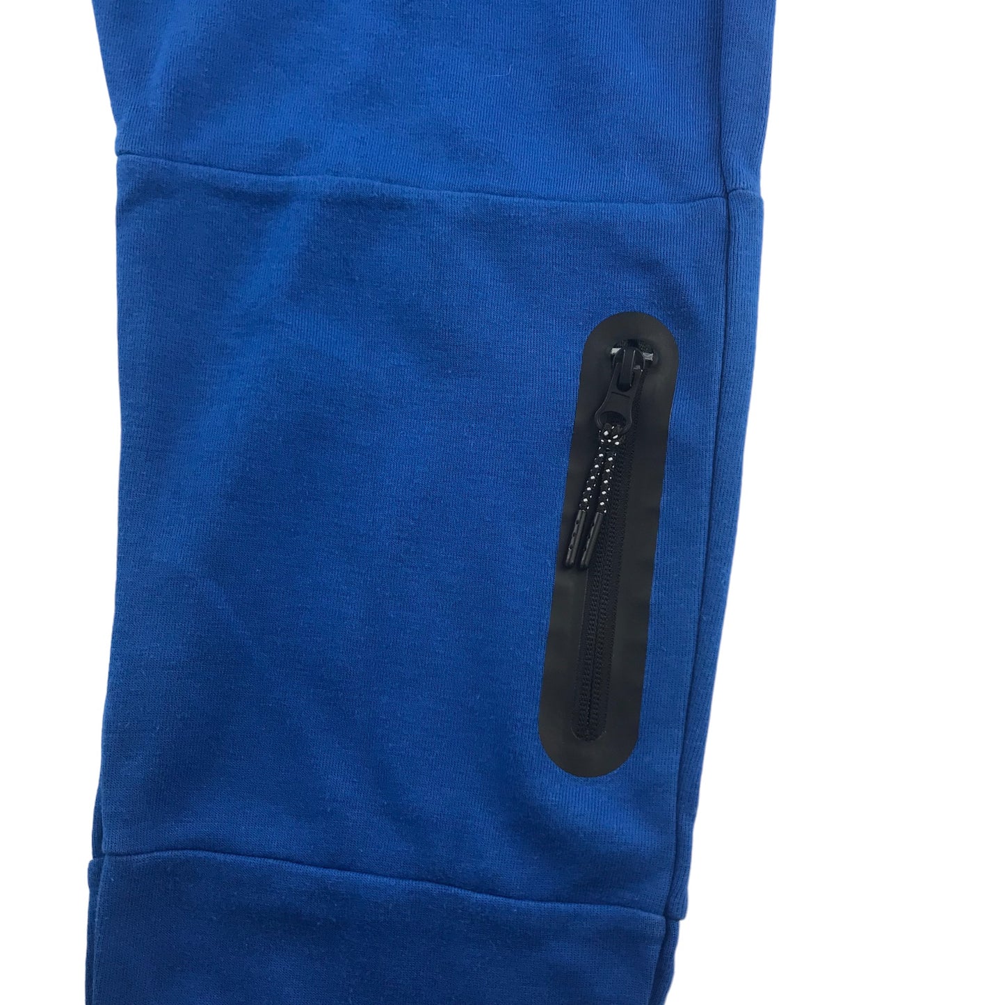 F&F joggers 13-14 years royal blue with black zipped pocket jersey