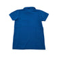 Next polo shirt 6-7 years blue plain with shot sleeve