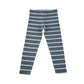 M&S leggings 5-6 years blue with white horizontal strips