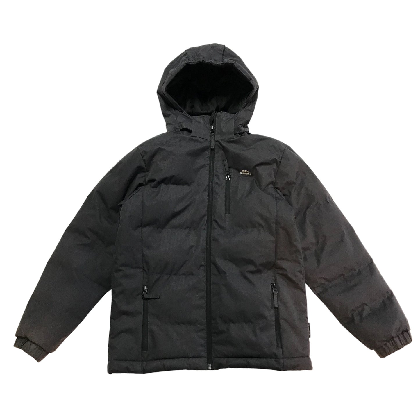 Trespass Jacket Age 9 Black Water resistant Puffer