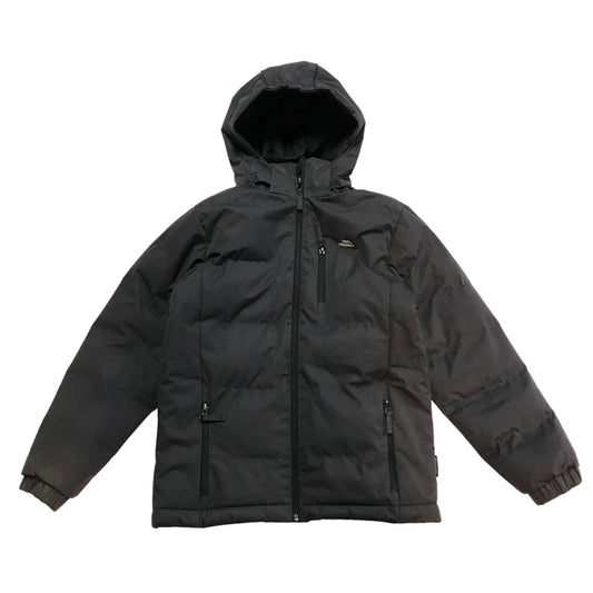 Trespass Jacket Age 9 Black Water resistant Puffer