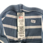 M&S leggings 5-6 years blue with white horizontal strips