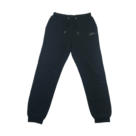 New Look joggers 12-13 years black plain jersey