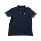 Primark polo shirt 7-8 years navy embroidered logo cotton