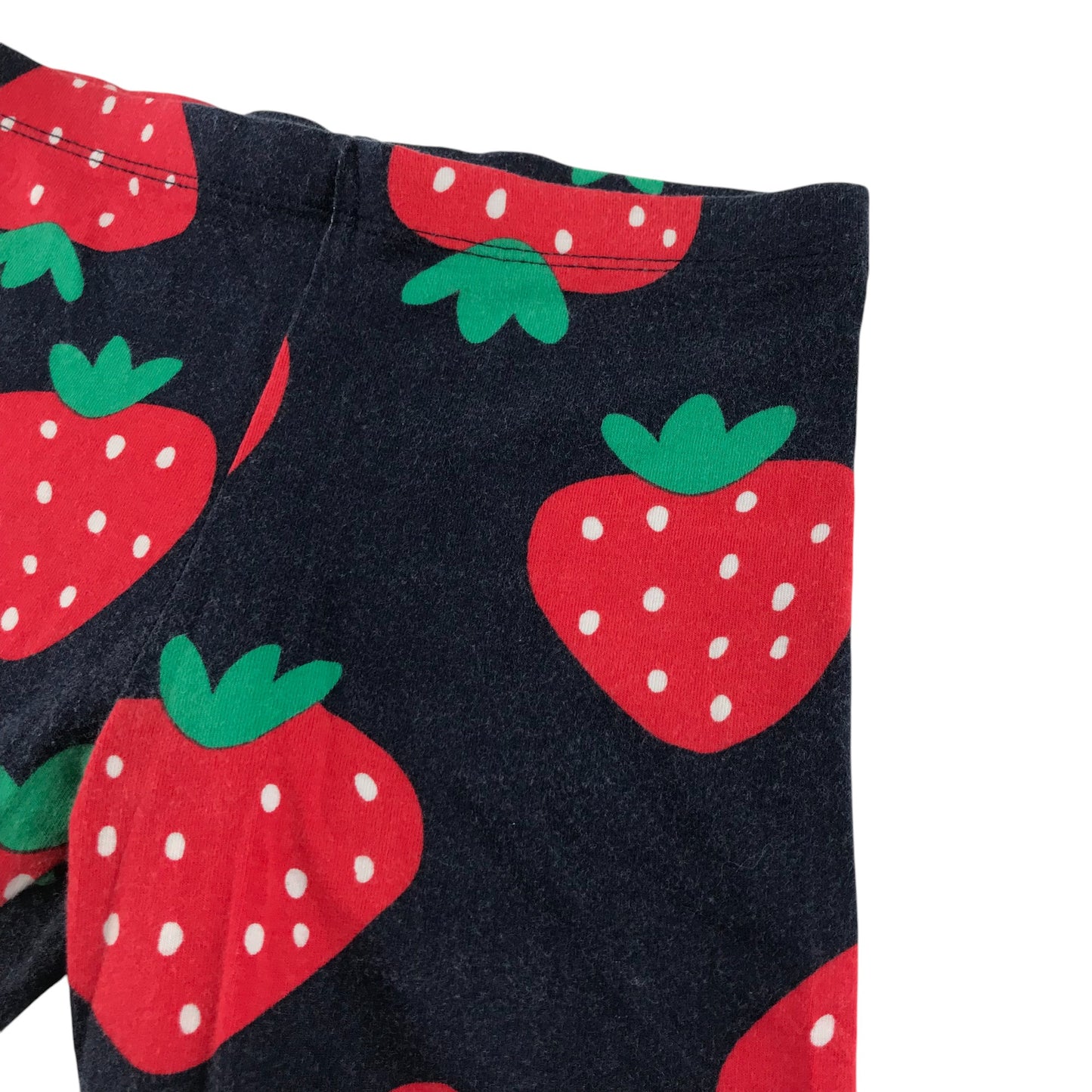 F&F shorts set 5-6 years red white and navy strawberries and polka dots