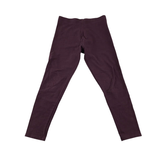 Next leggings 8-9 years burgundy plain
