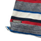 Jasper J Conran polo shirt 7-8 years grey red white stripy with embroidered logo cotton