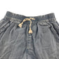 H&M shorts 8-9 years blue plain with white draw strings