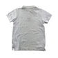 H&M polo shirt 7-8 years white plain with embroidered logo cotton