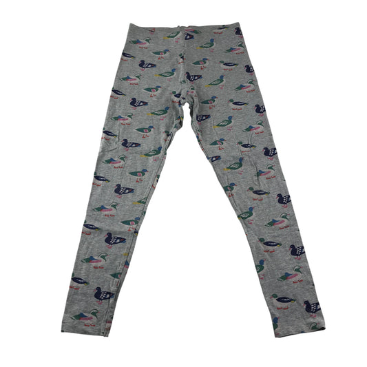 Boden leggings 11-12 years grey duck graphic print