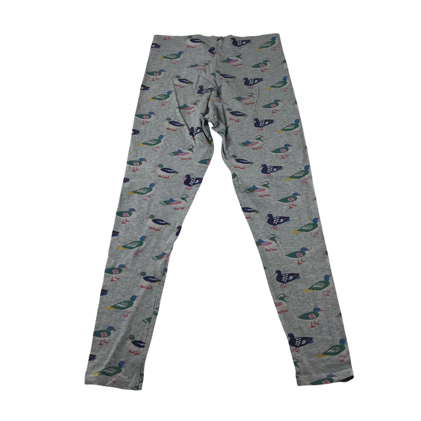 Boden leggings 11-12 years grey duck graphic print