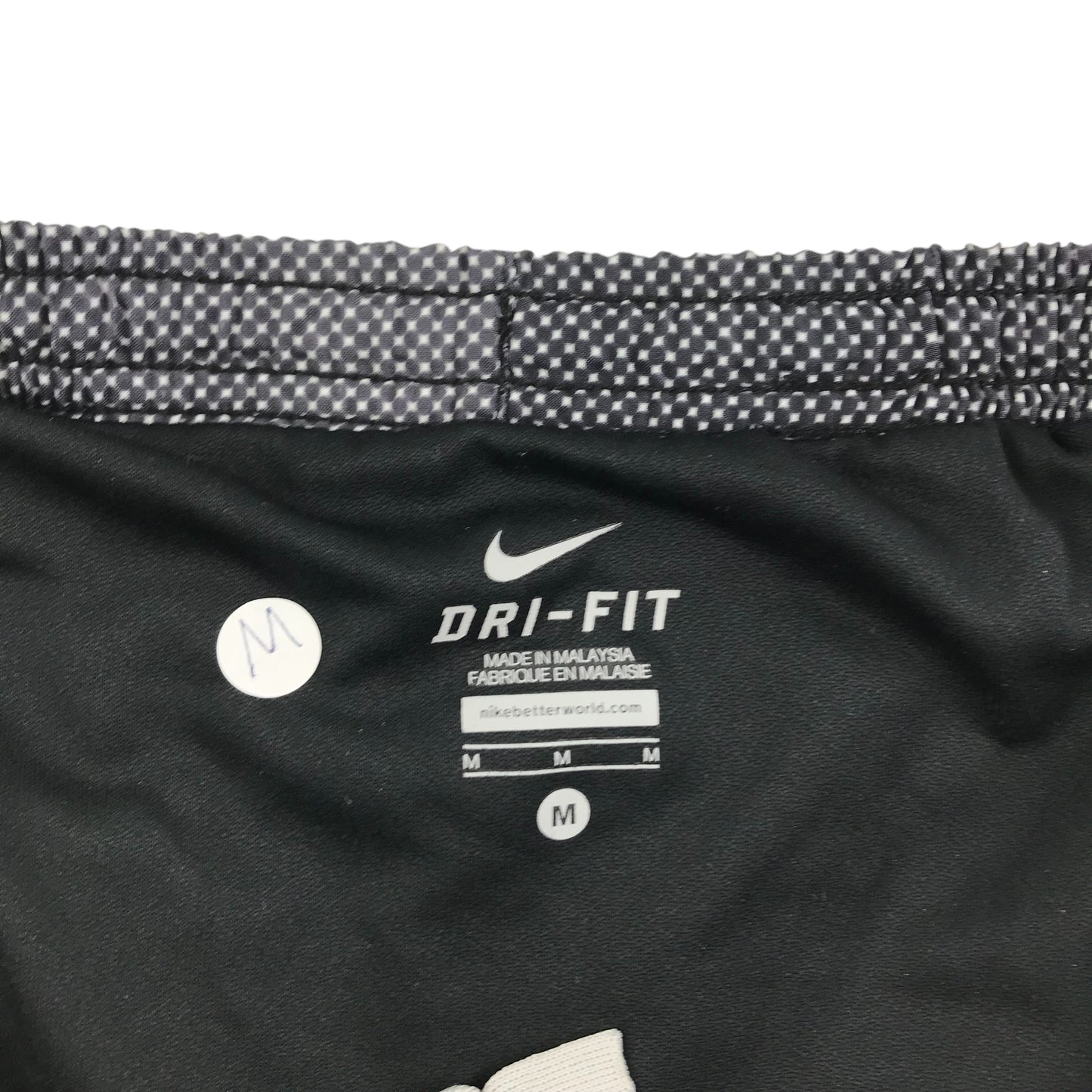 Nike Sport Shorts Adult Medium Black and Grey Dri-Fit
