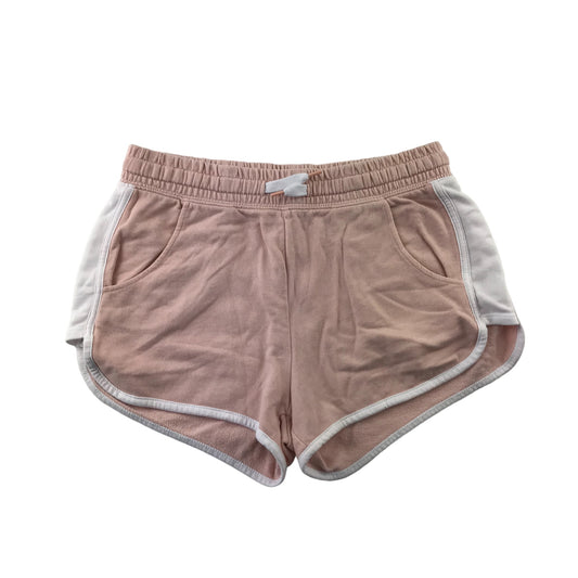 H&M Shorts Age 14-15 Light Pink Jersey Cotton