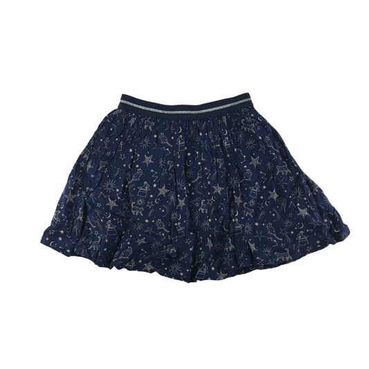 Fatface skirt 10-11 years navy blue celestial print pattern