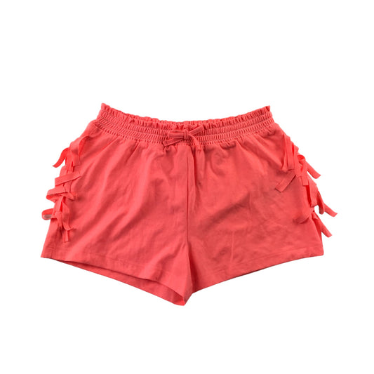 Bluezoo Shorts Age 9 Neon Pink Fringe sides