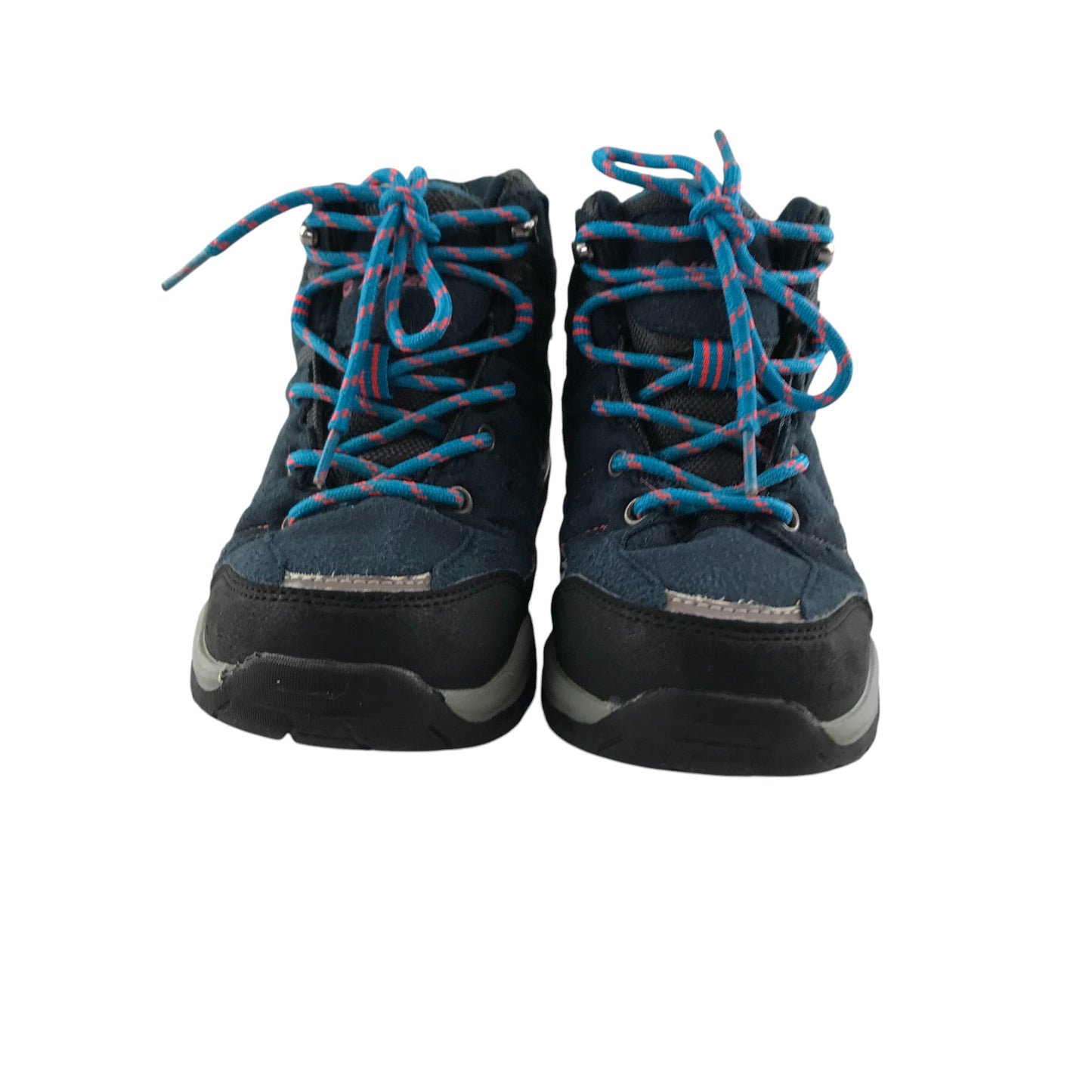 Hi-Tec Walking Boots Shoe Size 1 Navy Ankle Length Waterproof