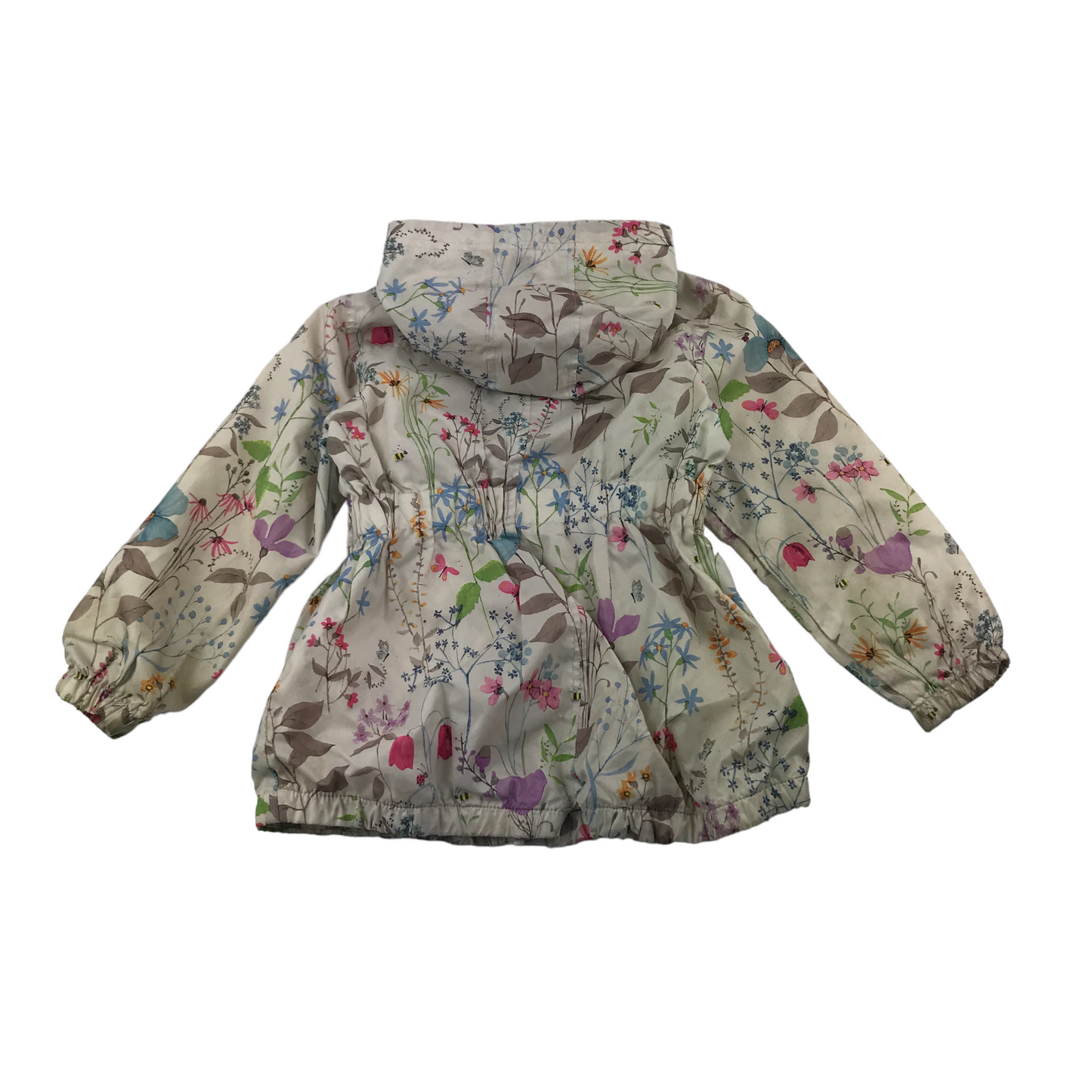 Next Light Colour Floral Zipper Jacket Age 5