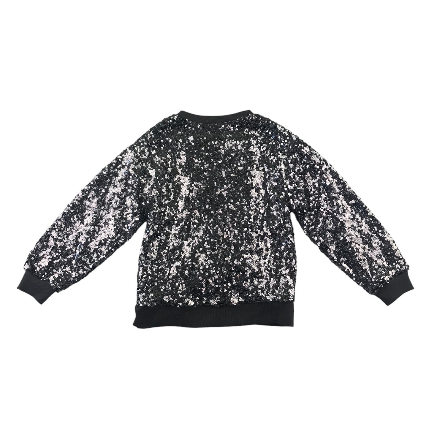 Zara sweater 10 years grey sequin jersey