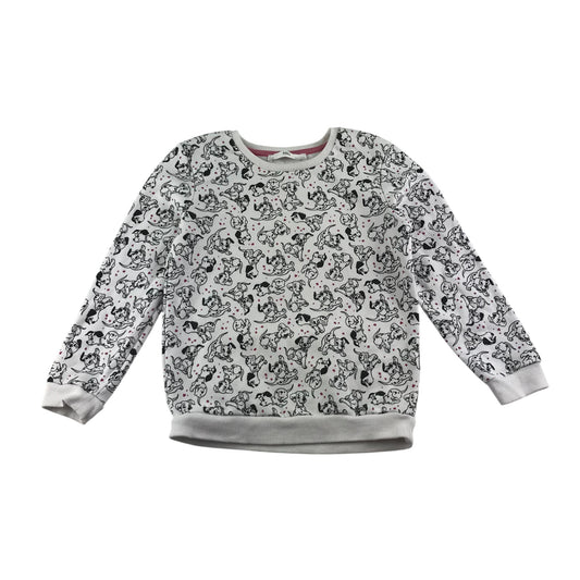 M&S sweater 5-6 years white Disney 101 Dalmatians