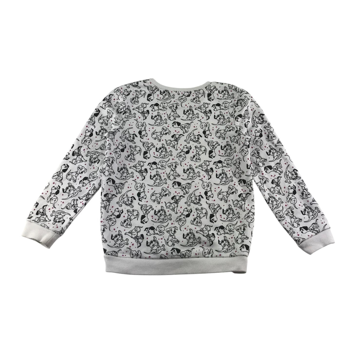 M&S sweater 5-6 years white Disney 101 Dalmatians