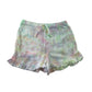 Matalan Top and Shorts Set Age 12 White and Pastel Multicolour Printed Cotton