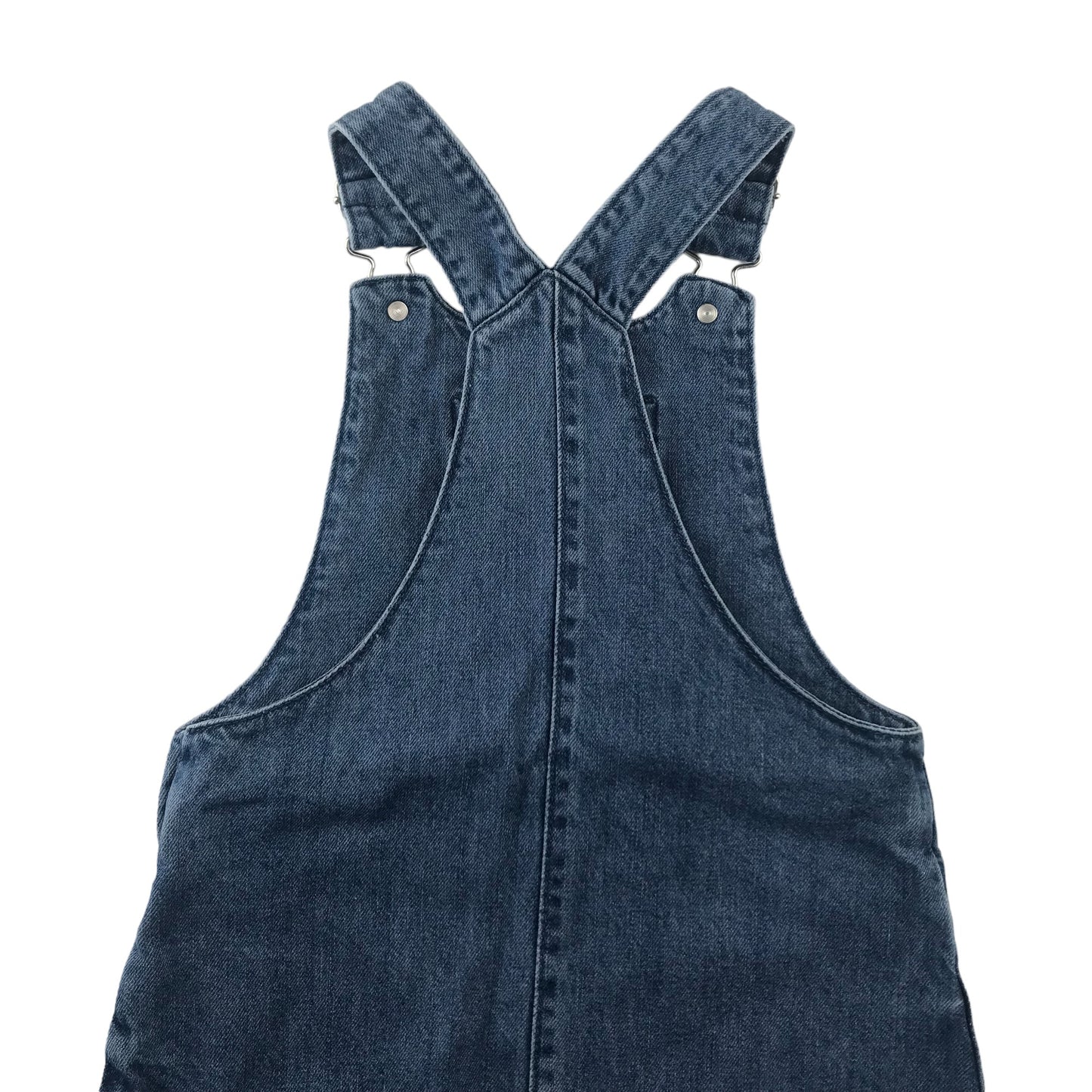 F&F dress 5-6 years blue denim dungaree style A-line cotton