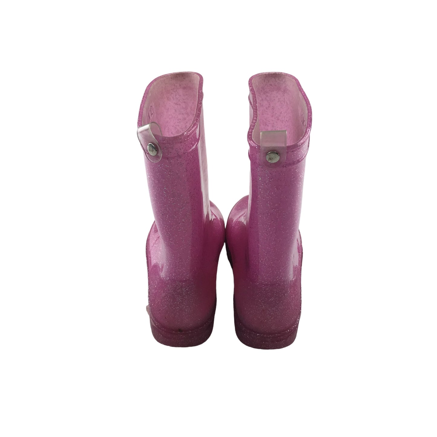 Wellies shoe size UK 12 junior pink sparkly