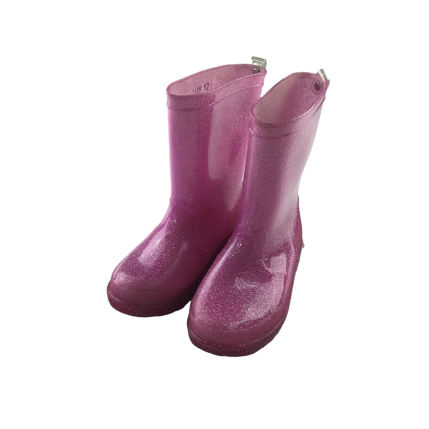 Wellies shoe size UK 12 junior pink sparkly