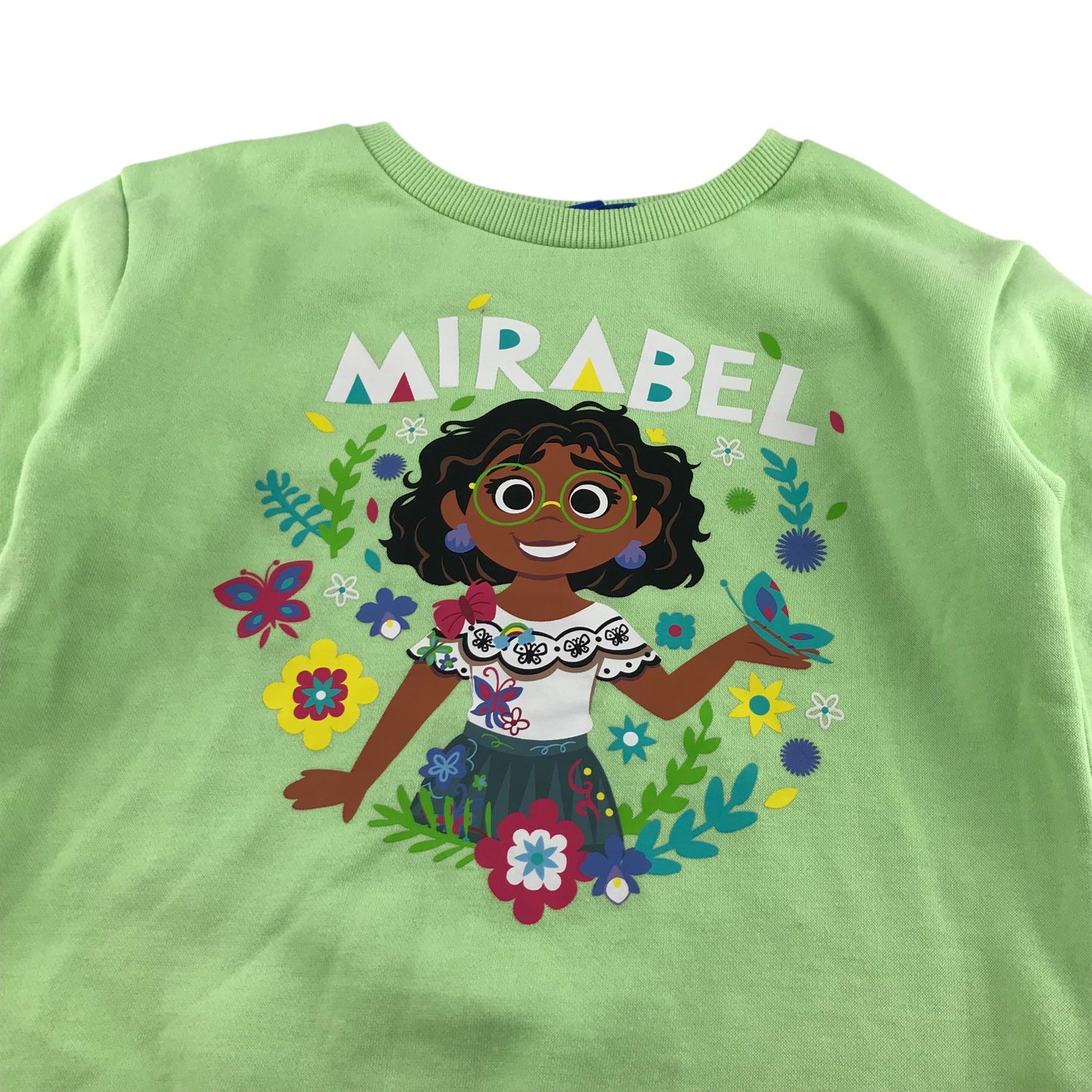 Primark sweater 5-6 years green Disney Encanto Mirabel