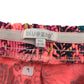 Bluezoo Shorts Age 9 Pink Floral Print with Leopard Spots Print