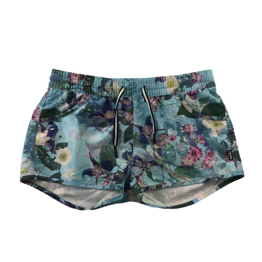 Molo Shorts Age 11 Blue Nalika Style Ocean Floral Graphic