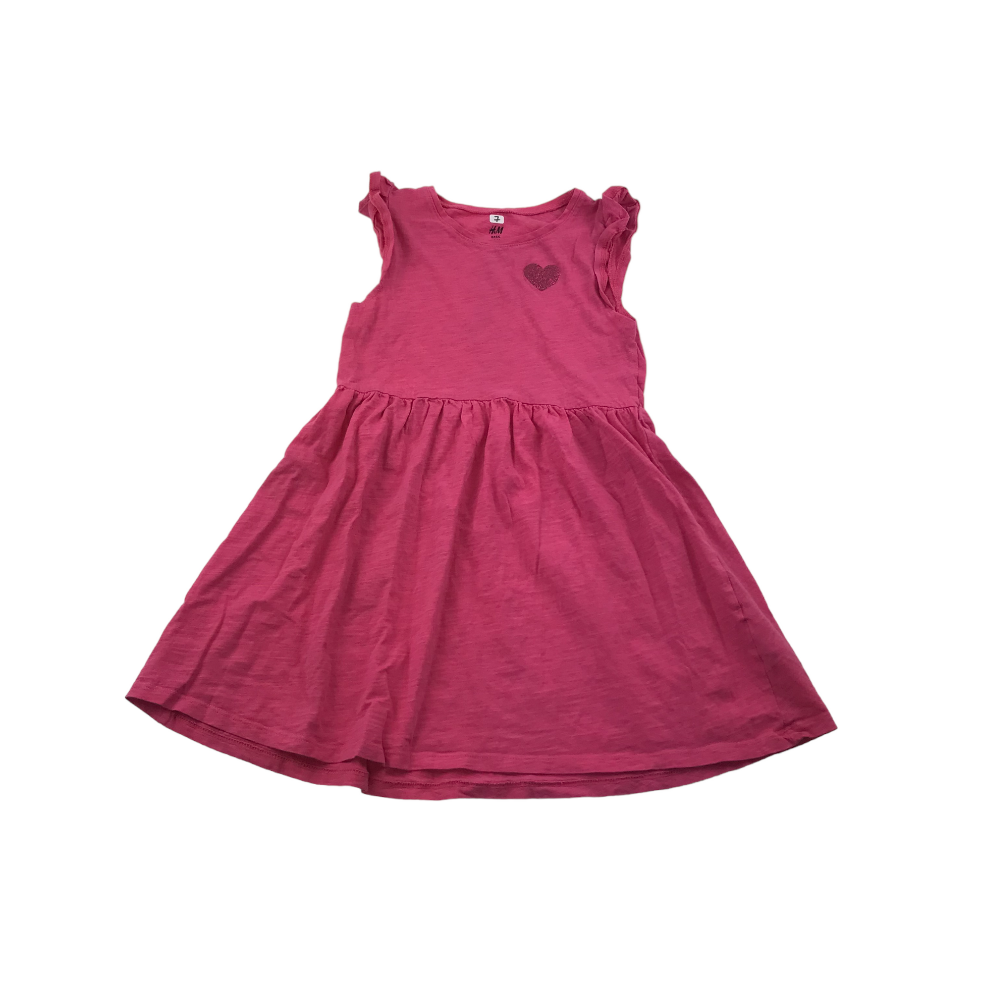 H&m cheap fuchsia dress