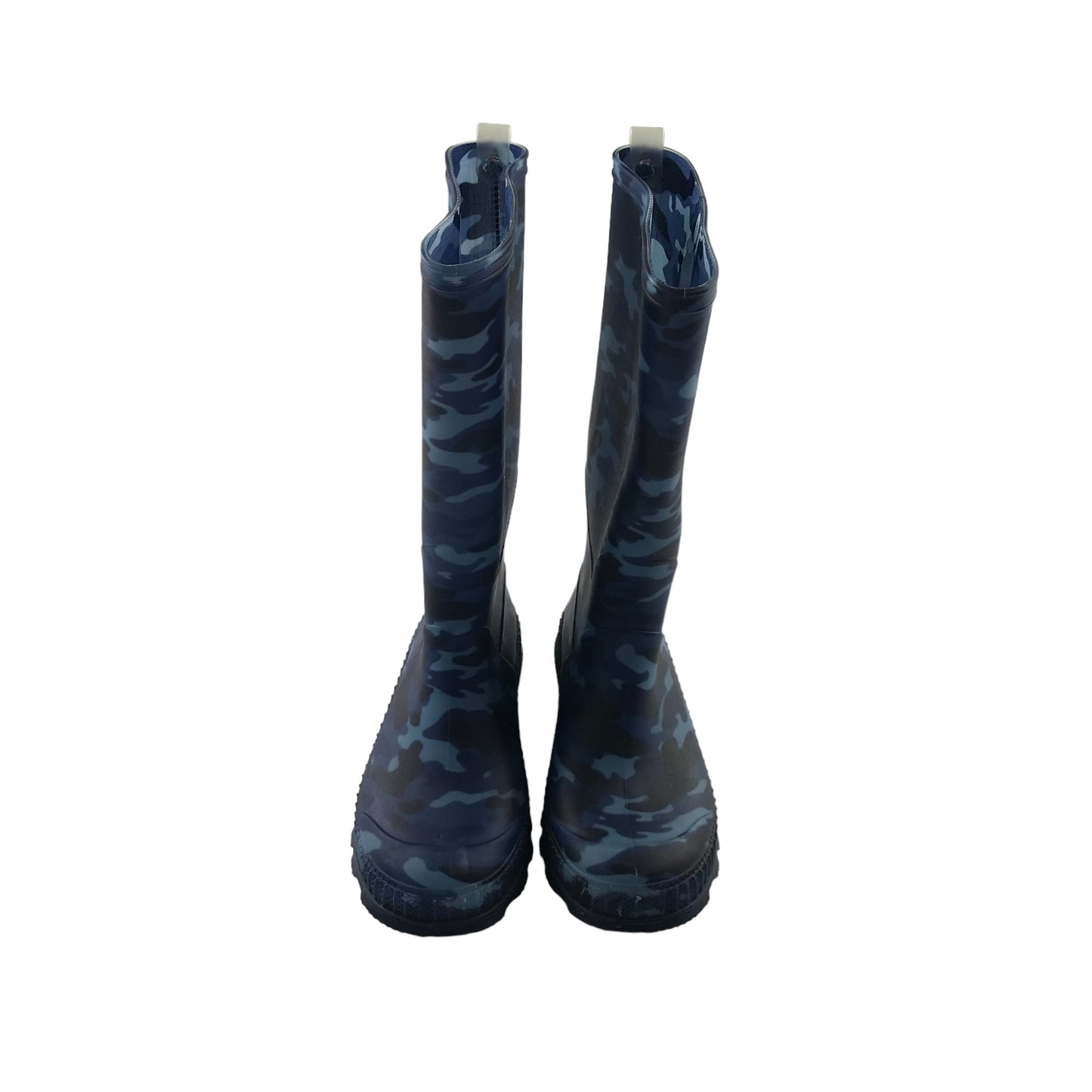 F&F wellies shoe size 13 junior navy and blue camo pattern