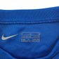 Nike sport top 5-6 years blue plain with white logo
