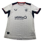 Castore Rangers FC sports top 12-13 years white with navy and red detailing