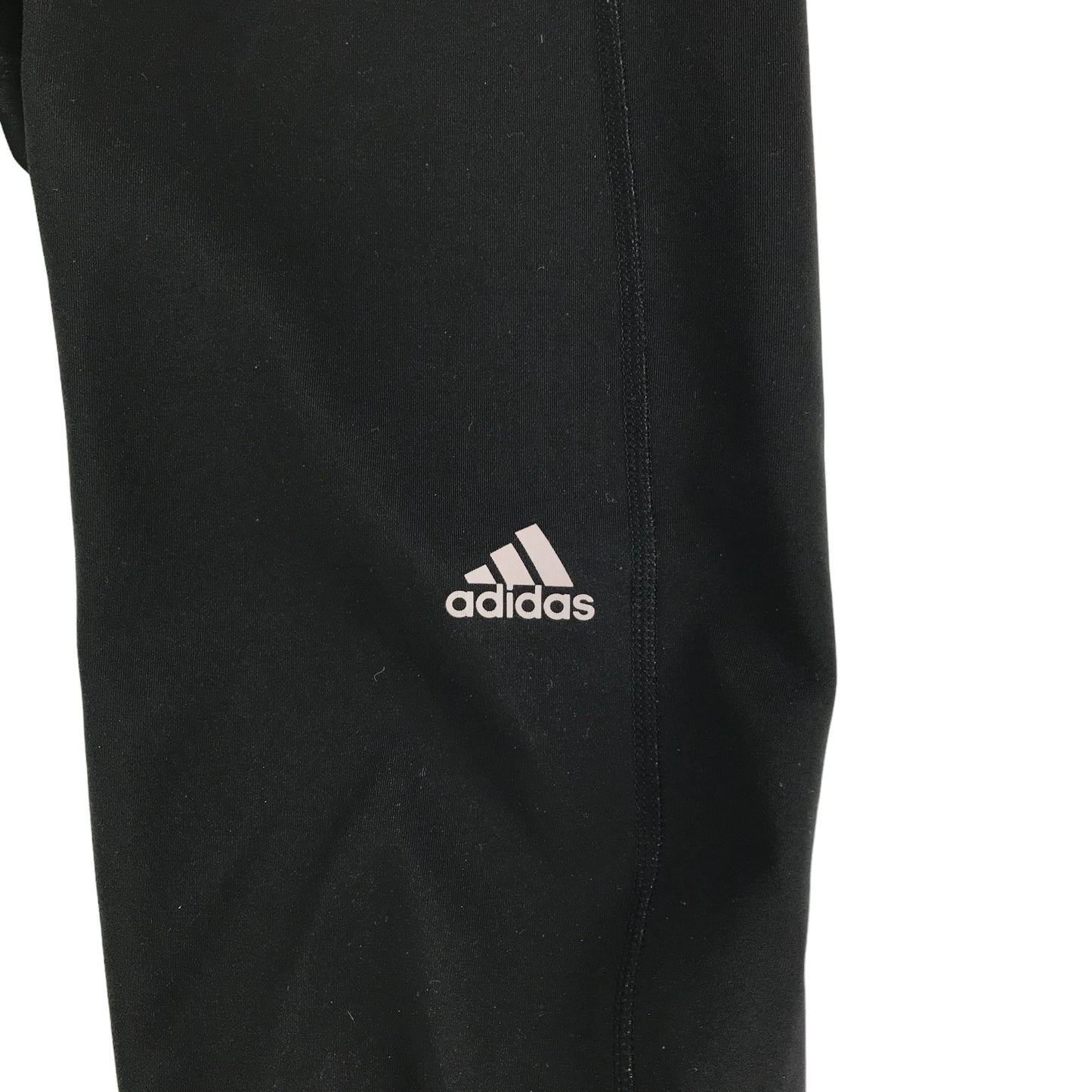Adidas Response Sport Leggings Size Small Women's 8-10 Black Blue 3/4 legs