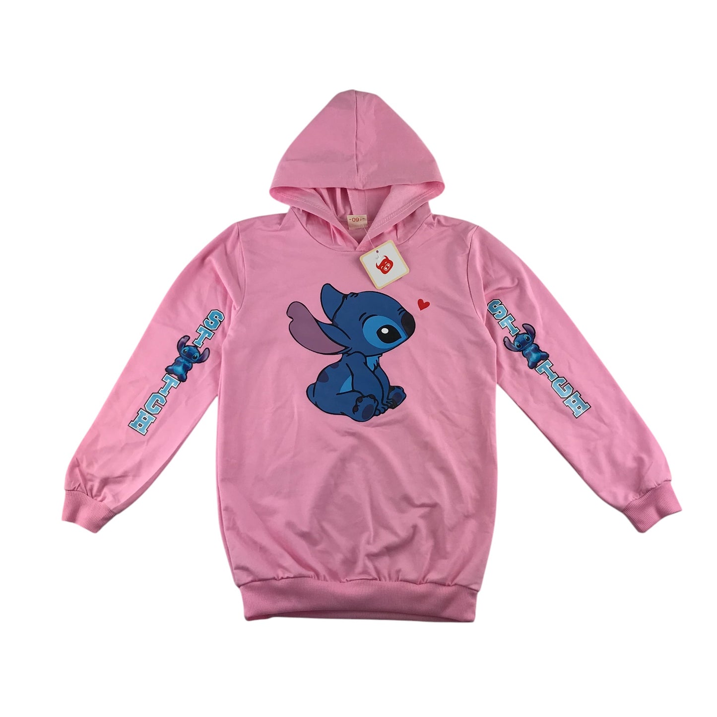 Lilo & Stitch hoodie and joggers set 12-13 years black and pink