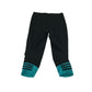 Adidas Response Sport Leggings Size Small Women's 8-10 Black Blue 3/4 legs