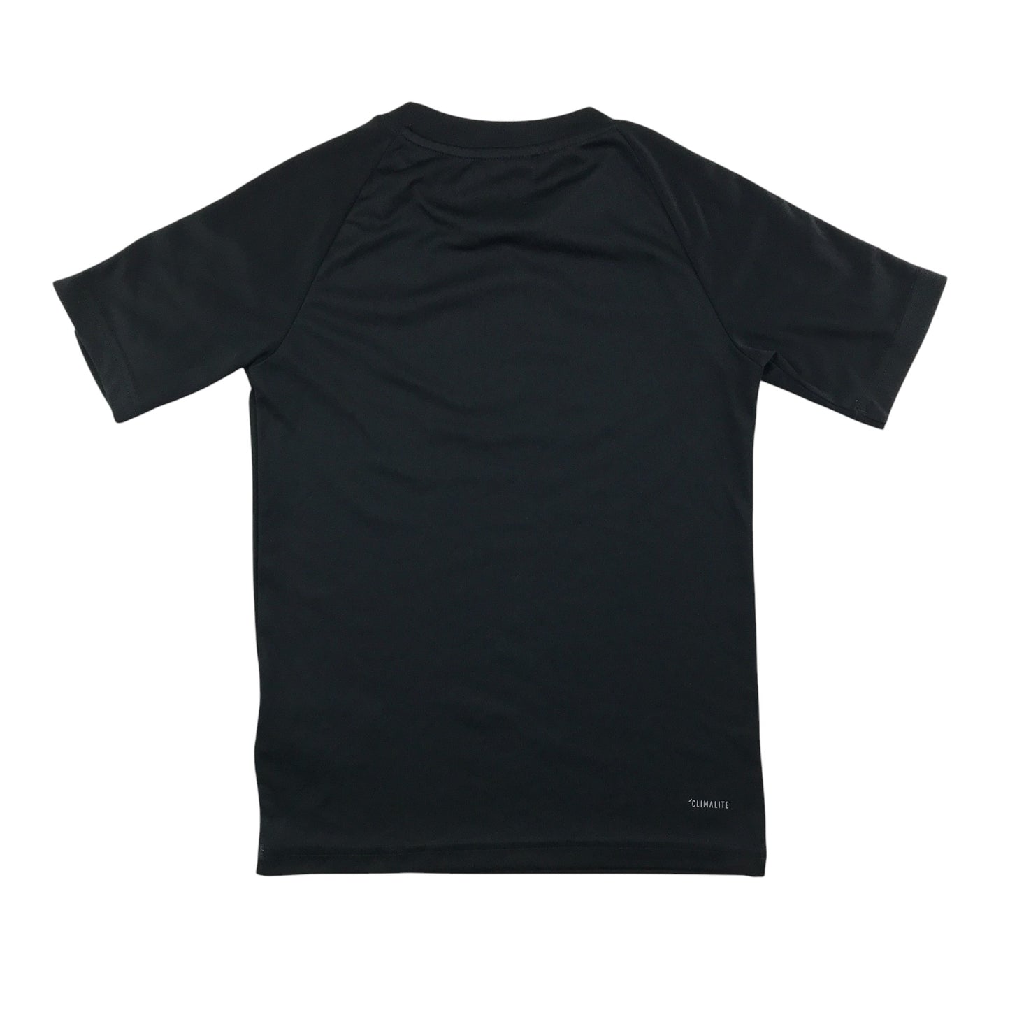 Adidas sport top 7-8 years black with white stripes and logo