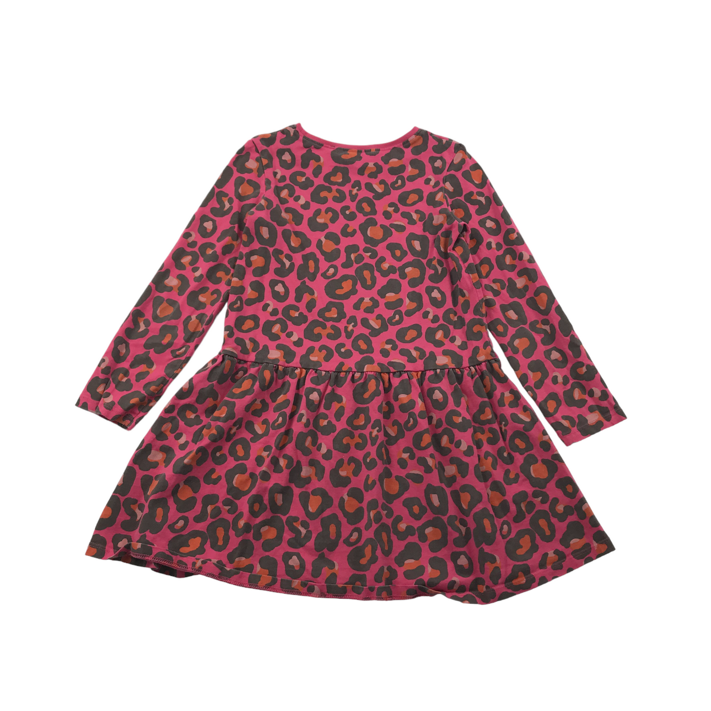 Next Pink Leopard Print Pattern Dress Age 6