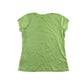 M&Co t-shirt 9-10 years lime green short sleeve flamingo